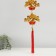Plastic suspension, textile "Four bonsai - for happiness" 15x100 cm