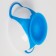 Feeding set: a bowl on the suction cup 340 ml., With a lid, a thermal carp, the color is blue