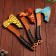 Wooden souvenir "ax" mix