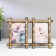 Photo frame plastic in 2 photos 10x15 cm "Bamboo" gold 20.5x31x2 cm