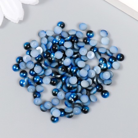 Decor "Blue gradient" d = 4 mm 10 g 200 pcs 5x2.5 cm-3