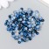 Decor "Blue gradient" d = 4 mm 10 g 200 pcs 5x2.5 cm