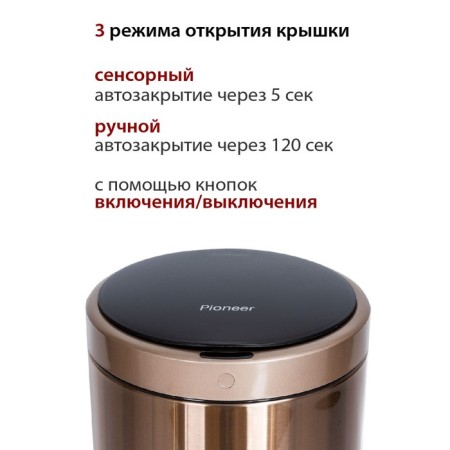 Drive bin Pioneer WB124RG, 12 liters-2