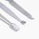Manicure set, 7 items, in case, black color