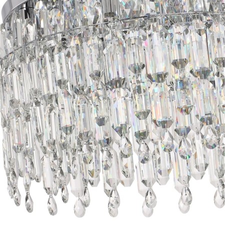 Ceiling chandelier Legacy 8xe14 40W, size 60x60x34 cm, color chromium-2