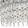 Ceiling chandelier Legacy 8xe14 40W, size 60x60x34 cm, color chromium