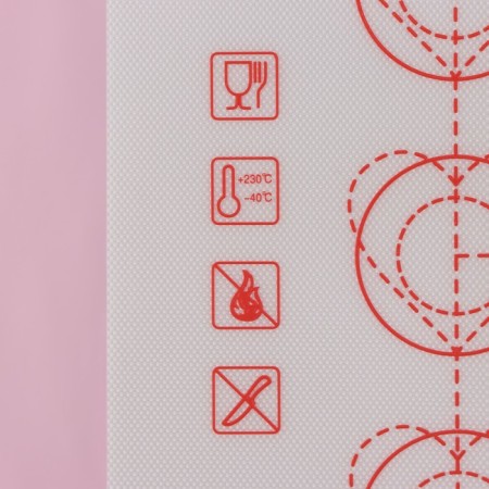 Reinforced rug for pasta "Macaron", silicone, 29.3 × 26 cm-2