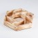 Wooden box "hexagon" with partitions 28x24.5x5 cm, color exotic