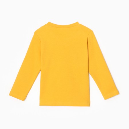Longslit for the boy, the color is dark yellow, height 98 cm-3