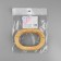 Handles for bags are wooden, wicker, d = 9.8 × 5.9 / 13.5 × 9.5 cm, 2 pcs, beige color