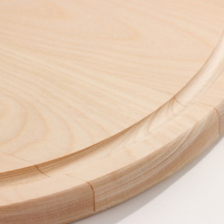 Board a cutting round with a groove, 30 x 2cm-2