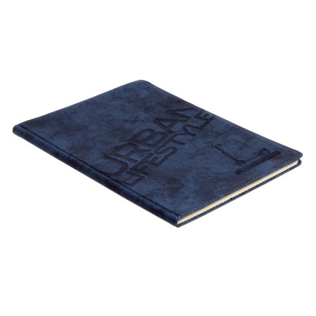 Universal diary for grades 1-11, 48 Urban sheets, artificial leather cover, pancake embossing, dark blue-1