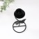 Summary Metal for 1 candle "Butterfly with a curl" d = 2 cm black 7x7x14 cm