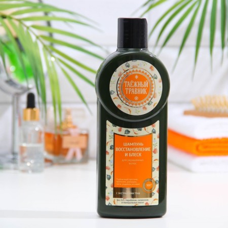 Taiga traveler shampoo, recovery and shine, for dyed hair, 400 ml