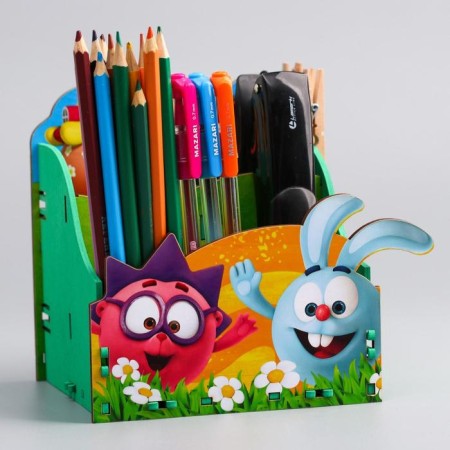 Organizer for the Chancellery, 14x14x16 cm, Smeshariki-4