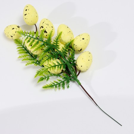 Easter decor "Eggs on a branch" yellow color, 5 × 11 × 30 cm-2