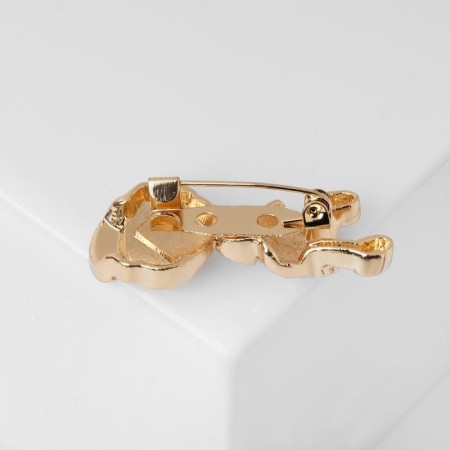Brooch "Nurse", colored in gold-1