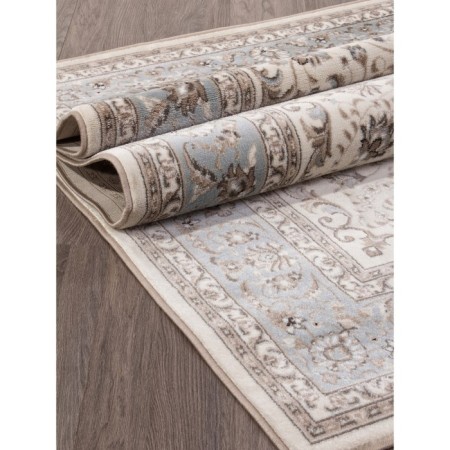 Rectangular carpet Merinos Valencia Deluxe, size 150x300 cm, color Cream-l.blue-3