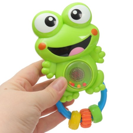 Musical rattle "Frog", glows, crumb I-6