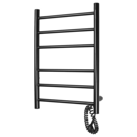 Electric towel Domoterm 109-6, 400x600 mm, right, black matte-1