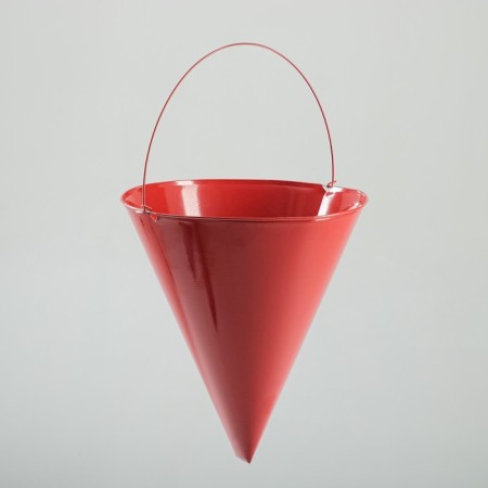 Firefighter, conical, galvanized bucket, 7 l