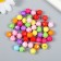 Beads for creativity plastic "Rombics with faces" Color set 25 g 1x1x1 cm
