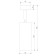 Lamp ceiling Elektrostandard, Diffe Led 10 W, 57x52x175 mm, IP20, white color