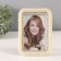 Photo frame plastic 10x15 cm "Pearls and rhinestones" rounded angles 18x13 cm