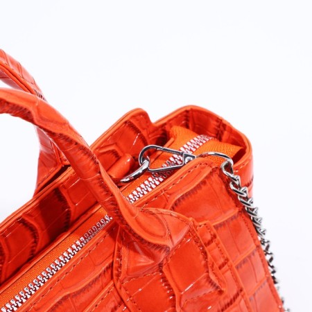 Bag Female Tout with Lightning, Orange color-4