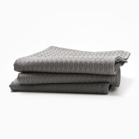 Set Kit. Folder "Dolyana" dark gray 35x60cm-3pcs., 100% hl, waffle, 220 g/m2-1