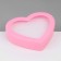 Organizer for jewelry "Casket Heart" 36 seats, plastic, 14 × 15.5 × 2 cm, pink color