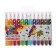 Street felt-tip pens 12 colors, Devente Trio Brush, ventilated cap