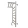 The electric heated towelputor "Sanprise" Aurora P8, 500x800 mm, with a shelf, left, chrome