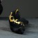 Figure "Cat Bagira Lying" Black Black 7x27x10cm