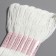BLANC muline threads, 8 ± 1 m, 6 pcs, white color