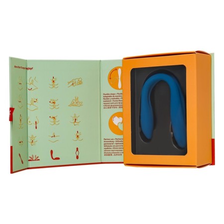 Multifunctional vibrator for Satiffyer Elastic Game steam, blue color-3