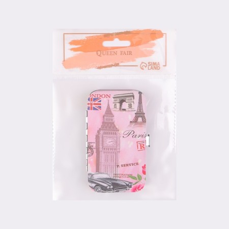 Manicure set "Paris", 6 items, in a case, a drawing mix-8