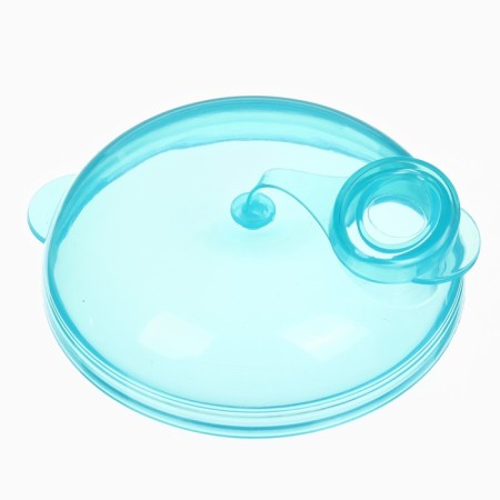 Container for baby food, 3 sections, type 3, 180ml., Blue color-4