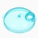 Container for baby food, 3 sections, type 3, 180ml., Blue color