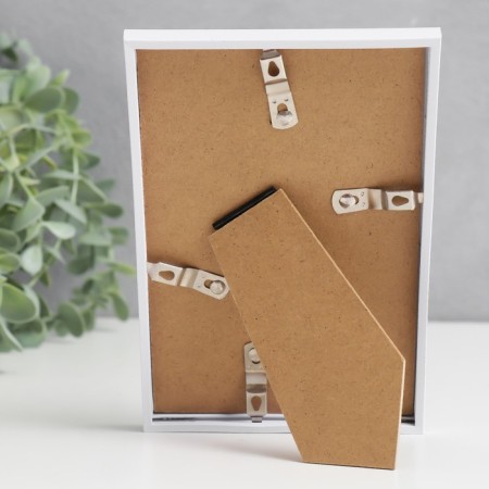 Photo frame plastic "Decoline" 10x15 cm, white-3