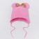 Hat for girls, pink color, size 50-54