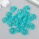 Beads for creativity Plastic "Gaika" set of 20 pcs turquoise 1.3x1.3x0.5 cm