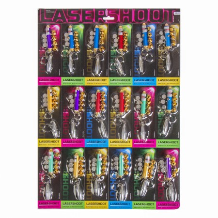 Light Light + laser 5 nozzles "bullet" mix 16x6 cm-2