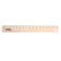 Ruler 16 cm Istanm, transparent, plastic, tinted, brown