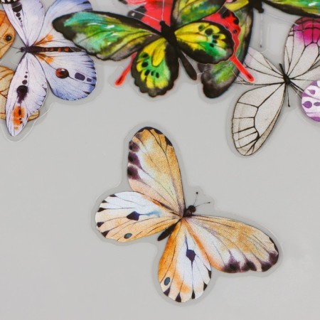 PVC stickers "Flogging butterflies" set 40 pcs 8x7 cm-1