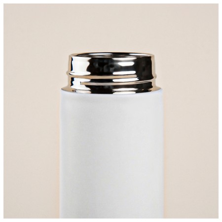Thermos with thermometer Sima-Land Home, 500 ml, white color-2