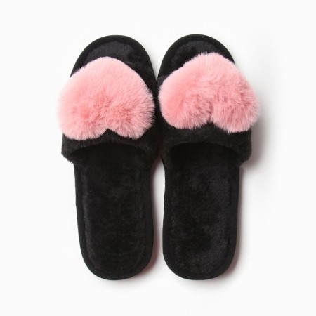 Women's slippers with open nose size 40-41, pink color-8