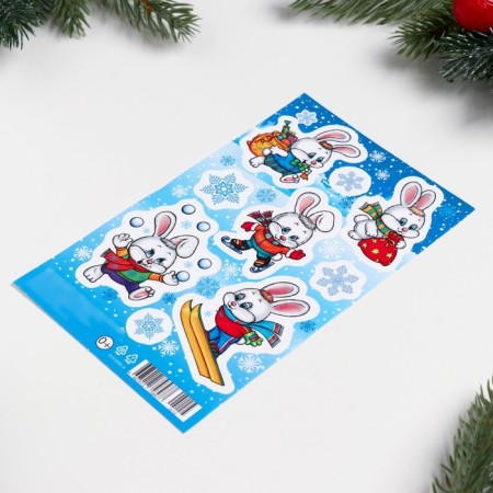 Decorative stickers "Symbol of the year - 4" 10x16 cm-1