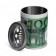 Ash for the house is a smokeless 100 euro, for cigarettes and sticks, 7.7 x 10.2 cm, green