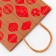 Tissing craft package, round handle, "Christmas tree toys" 33 x 25 x 12 cm, 120 g